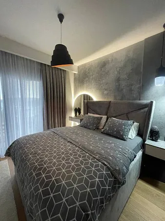 3-Zimmer-Wohnung mit Meerblick in Bečići — Neubau, Garage inklusive